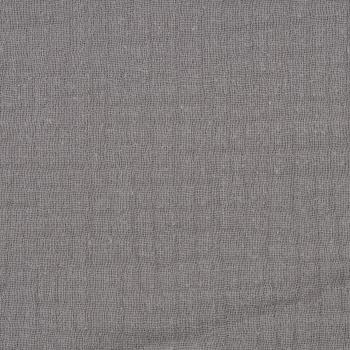 Preview: Musselin - Double Gauze -  Jenke Uni Grau by Swafing